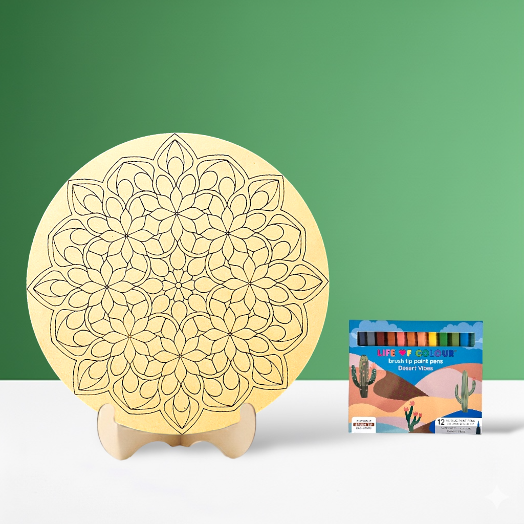 Life of Colour Mandala Painting Kit - The Kaleidoscope