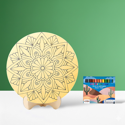 Life of Colour Mandala Painting Kit - In Bloom