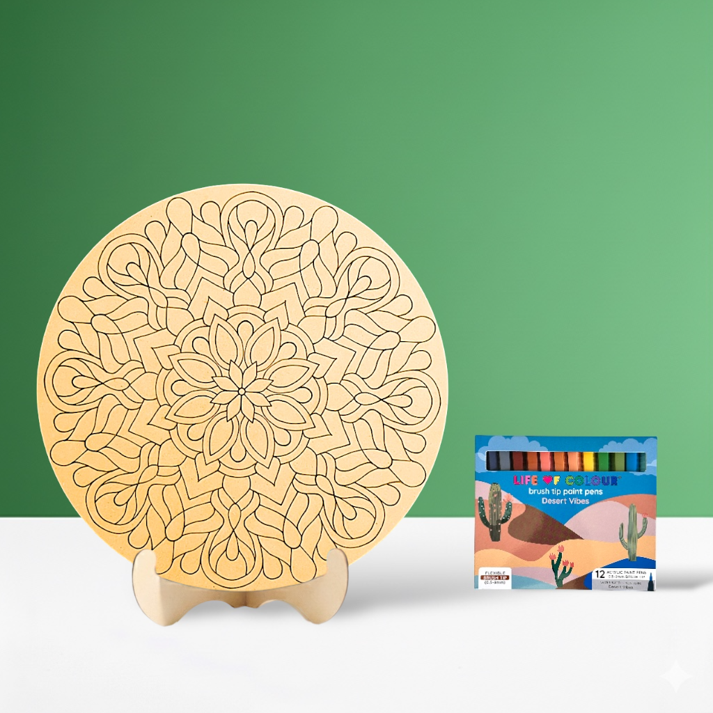 Life of Colour Mandala Painting Kit - The Dancer