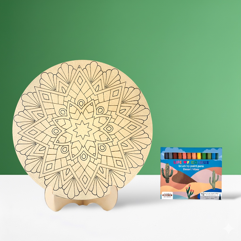 Life of Colour Mandala Painting Kit - The Beach