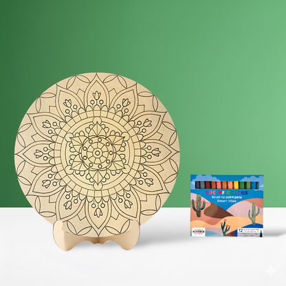 Life of Colour Mandala Painting Kit - Botanica
