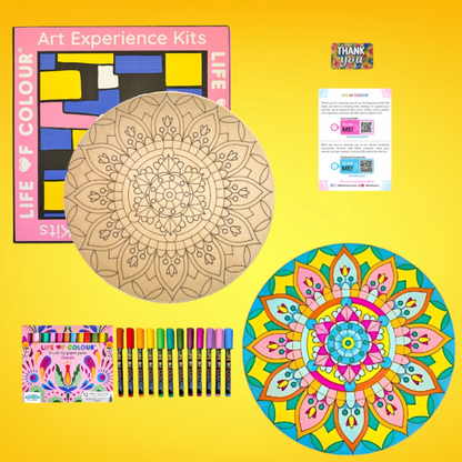 Life of Colour Mandala Painting Kit - Botanica