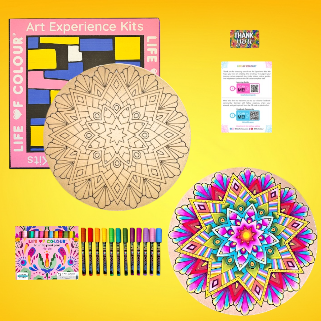 Life of Colour Mandala Painting Kit - The Beach