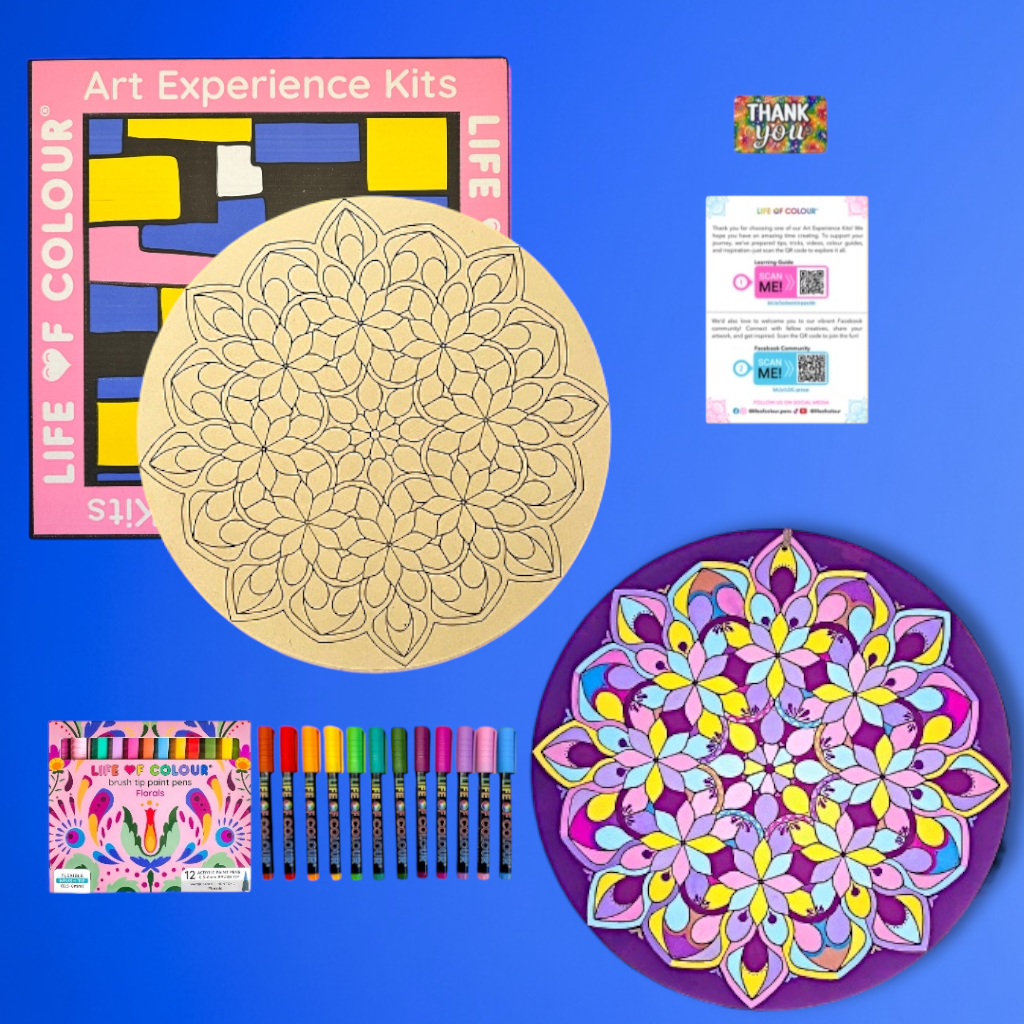 Life of Colour Mandala Painting Kit - The Kaleidoscope