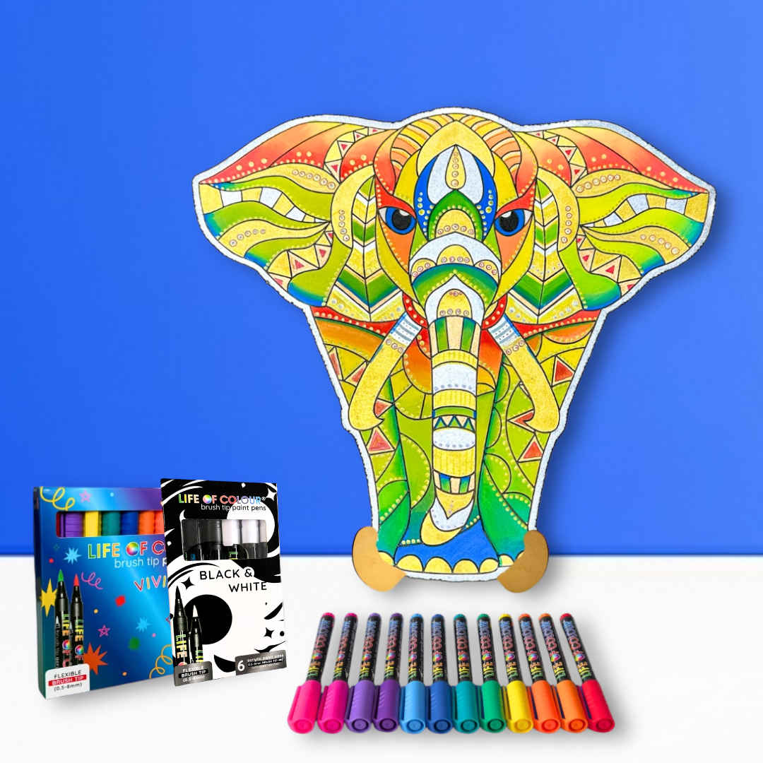 Life of Colour Elephant Painting Kit