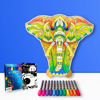 Life of Colour Elephant Painting Kit