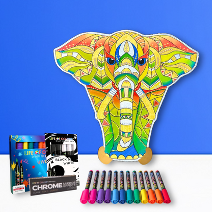 Life of Colour Elephant Painting Kit