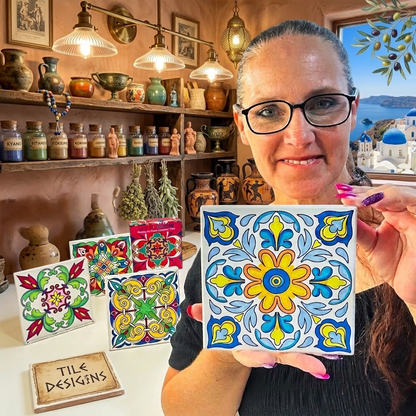 Ceramic Tile Painting Kit