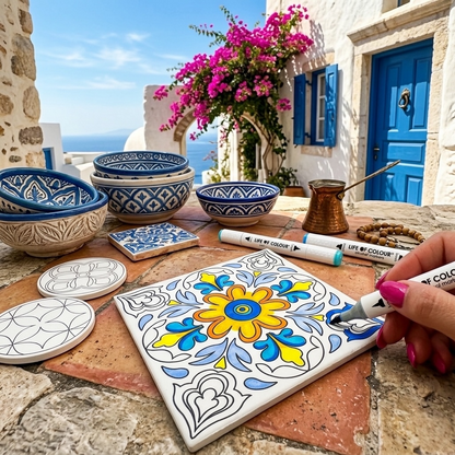 Ceramic Tile Painting Kit
