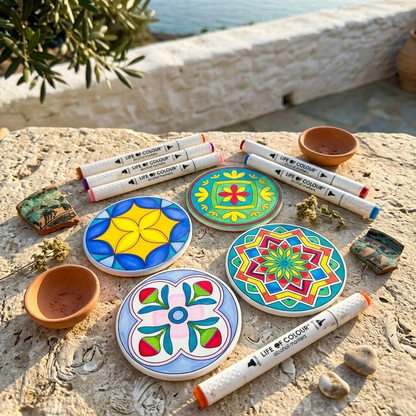 Ceramic Coaster Painting Kit