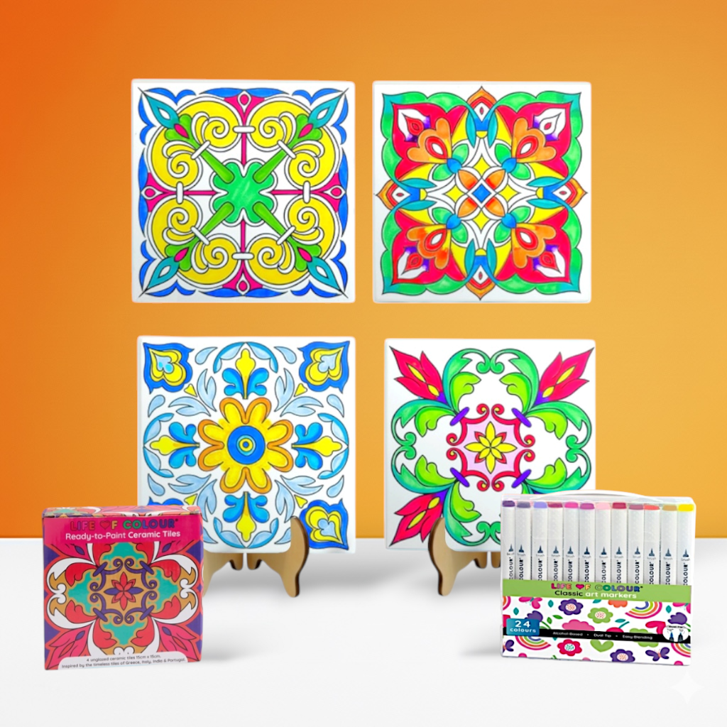 Ceramic Tile Painting Kit