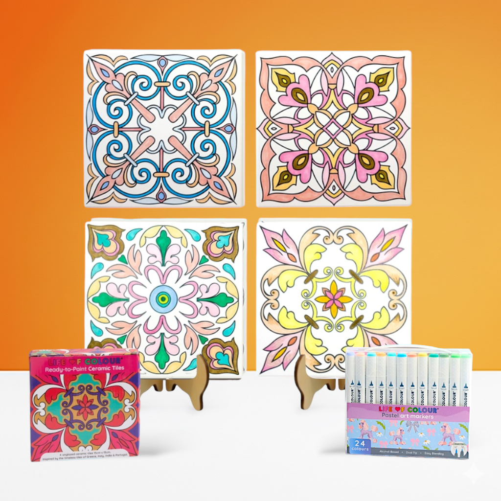Ceramic Tile Painting Kit