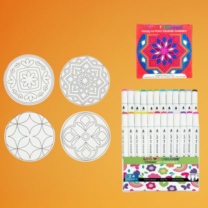 Ceramic Coaster Painting Kit
