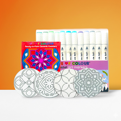 Ceramic Coaster Painting Kit