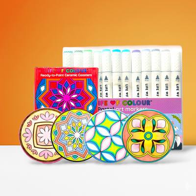 Ceramic Coaster Painting Kit