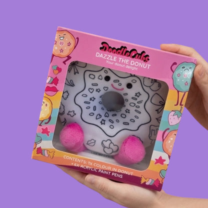 DIY Doodle Cubs - Dazzle the Donut