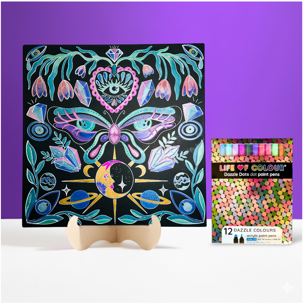 Metal Poster Painting Kit - Mystical