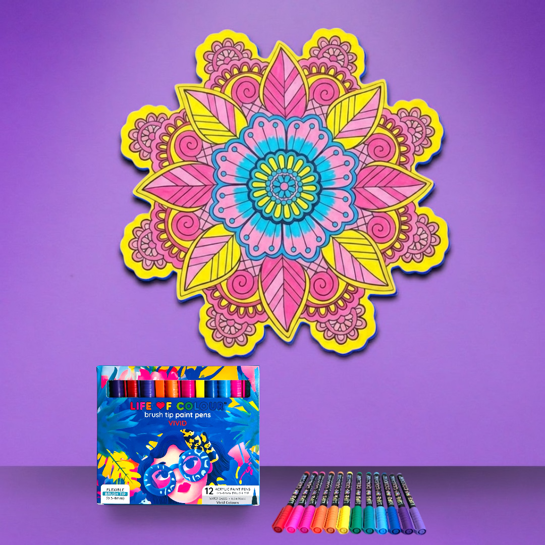 Life of Colour 3D Mandala - Celestia Bloom