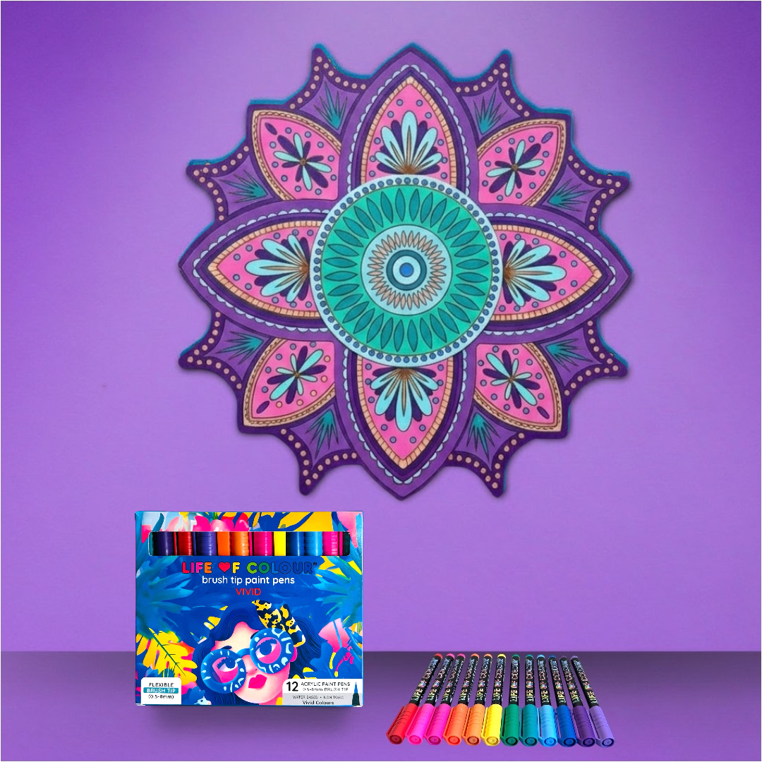 Life of Colour 3D Mandala - Stella Aegis