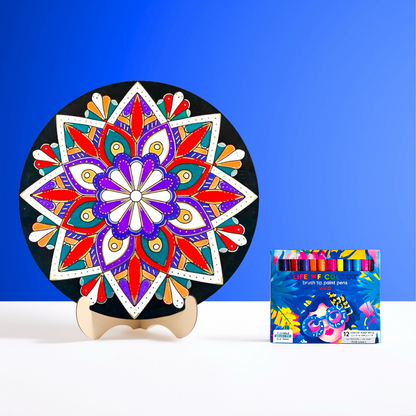 Life of Colour Mandala Painting Kit - In Bloom