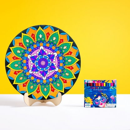 Life of Colour Mandala Painting Kit - Botanica