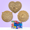 3D Love Nature Boards - Bundle of 3 (Peacock, Heart, Dragonfly) - Image 4