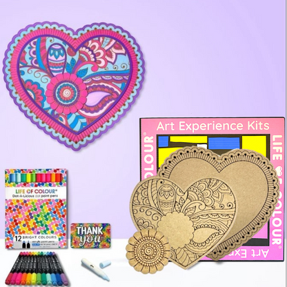 3D Love Nature Boards - Heart