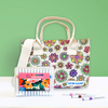 The Creative Tote Bag - Flower Mandala design - Image 1