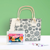 The Creative Tote Bag - Flower Mandala design - Image 2
