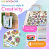 The Creative Tote Bag - Flower Mandala design - Image 3
