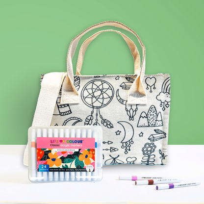 The Creative Tote Bag - Boho design
