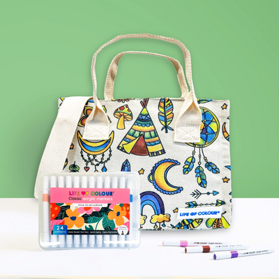 The Creative Tote Bag - Boho design