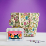 DIY Doodle Bag - Wildflower design
