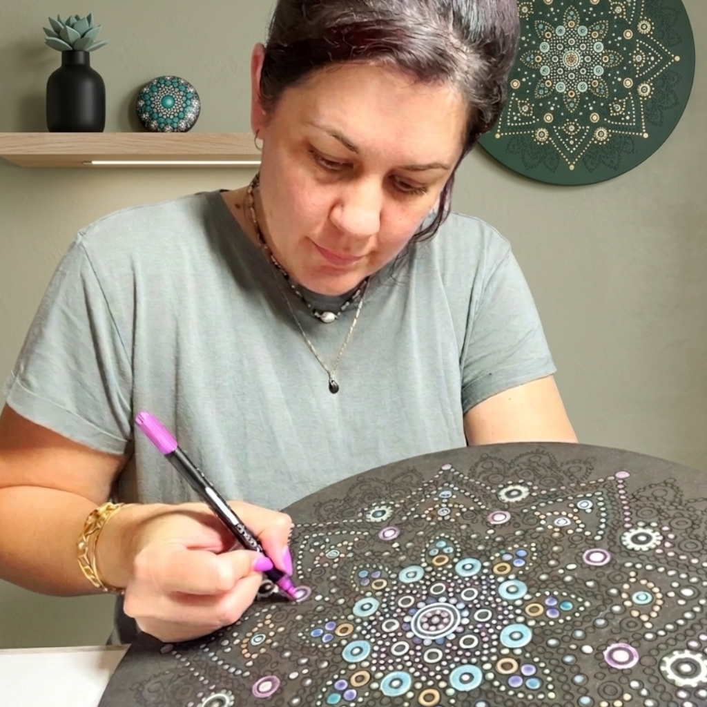 Life of Colour Dot Mandala Painting Kit - Pegasus