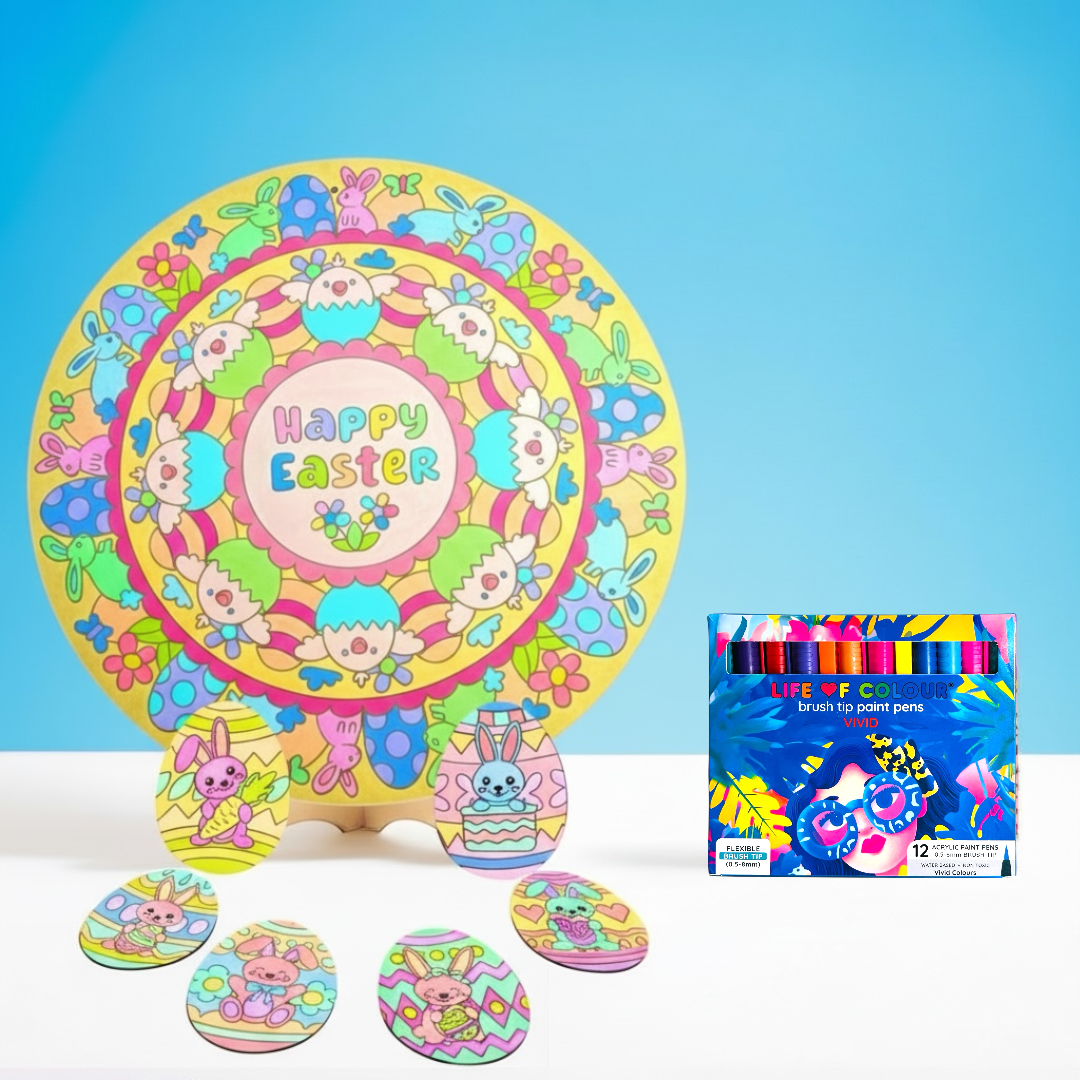 Easter Mandala and Coasters Bundle