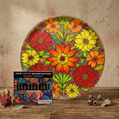 DIY Wooden Tray Kit - Daisies
