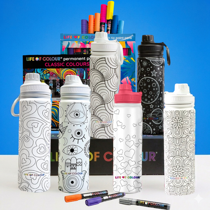 Mega Doodle Drinking Bottle Collection