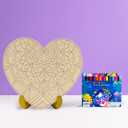 Heart Painting Kit - Carnival Heart