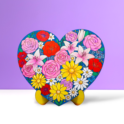 Heart Painting Kit - Love Grows
