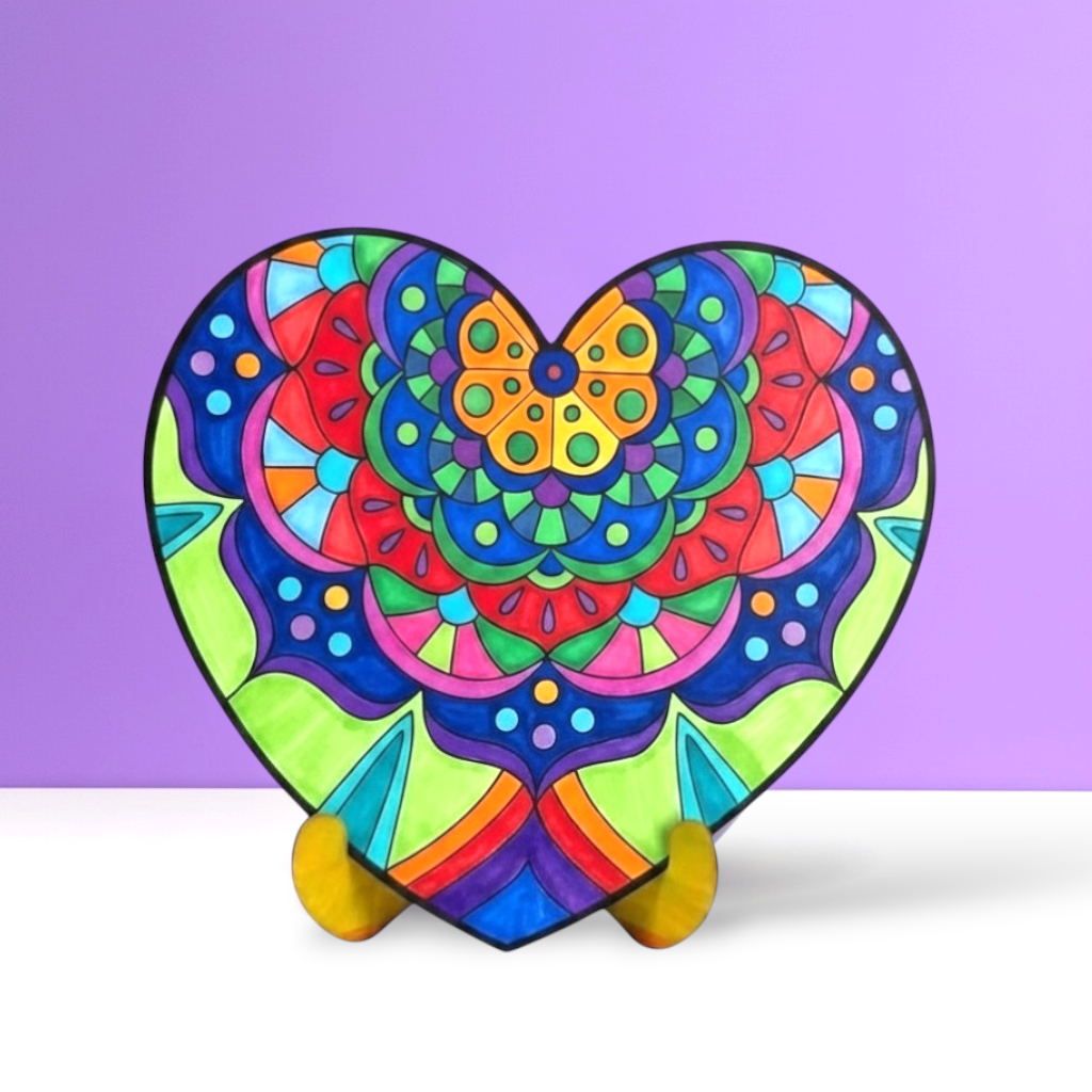 Heart Painting Kit - Carnival Heart