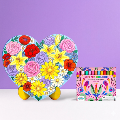 Heart Painting Kit - Love Grows