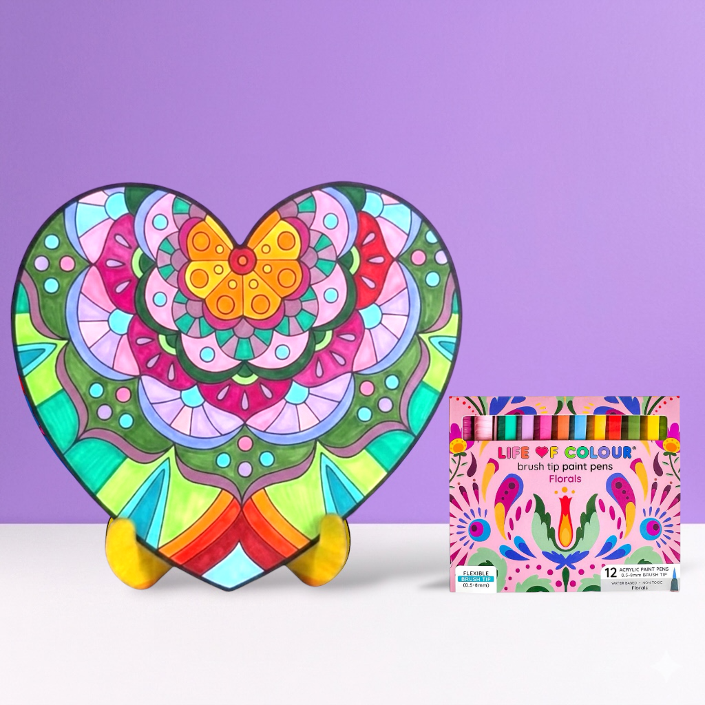 Heart Painting Kit - Carnival Heart