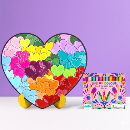 Heart Painting Kit - Bubble Heart