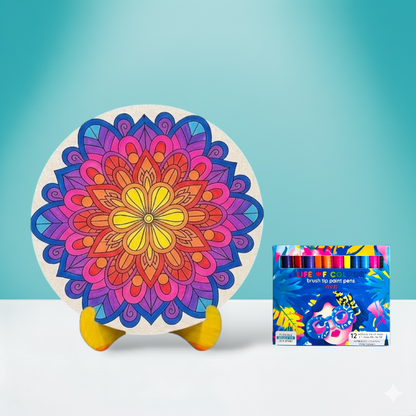 Flower Painting Kit - Golden Bloom