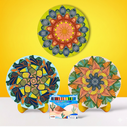 Zendoodle Painting Bundle of 3 - Nautilus, Clam Shell and Cowrie Shell