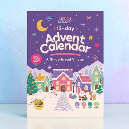 12 Day Advent Calendar - A Gingerbread Village