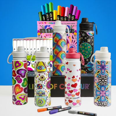 Mega Doodle Drinking Bottle Collection