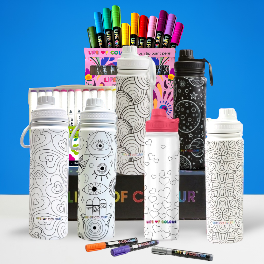 Mega Doodle Drinking Bottle Collection