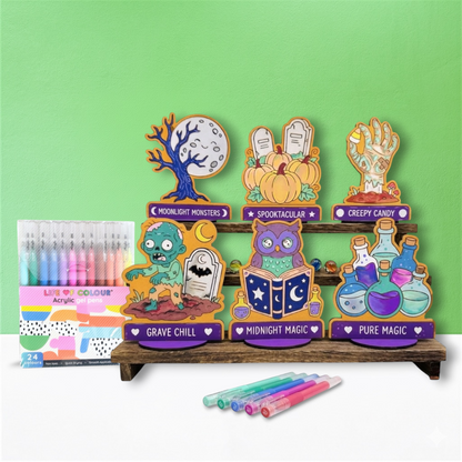 Halloween Mini Figurines Painting Kit