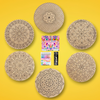 Life of Colour Mega Mandala Painting Kit - Bundle of 6 - Image 2